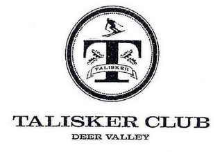 TALISKER CLUB DEER VALLEY T TALISKER logo