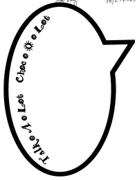 TALK A LOT CHOC O LOT logo