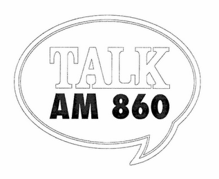 TALK AM 860 logo