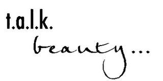 T.A.L.K. BEAUTY ... logo