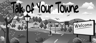 TALK OF YOUR TOWNE  WELCOME logo