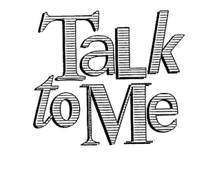 TALK TO ME logo