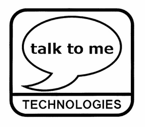TALK TO ME TECHNOLOGIES logo