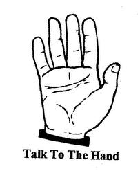 TALK TO THE HAND logo
