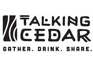 TALKING CEDAR GATHER. DRINK. SHARE. logo