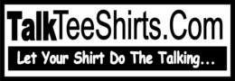 TALKTEESHIRTS.COM LET YOUR SHIRT DO THE TALKING... logo