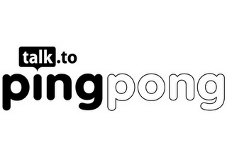 TALK.TO PING PONG logo
