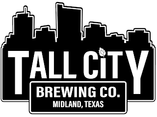 TALL CITY BREWING CO. MIDLAND, TEXAS logo