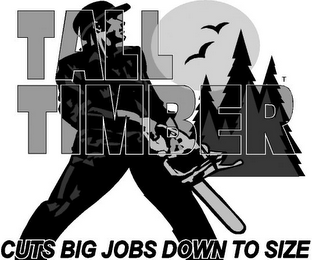TALL TIMBER CUTS BIG JOBS DOWN TO SIZE logo