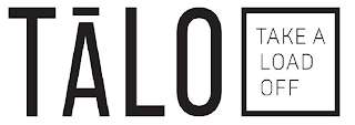 TALO TAKE A LOAD OFF logo