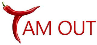 TAM OUT logo
