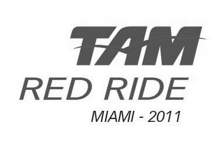 TAM RED RIDE MIAMI - 2011 logo