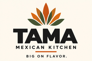 TAMA MEXICAN KITCHEN BIG ON FLAVOR. logo