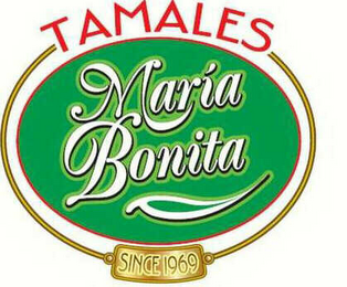 TAMALES MARIA BONITA SINCE 1969 logo