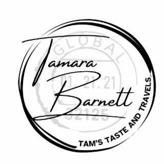 TAMARA BARNETT TAM'S TASTE AND TRAVELS GLOBAL 01.21.21 32125 logo