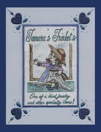 TAMARA'S TRINKET'S ONE OF A KIND JEWELRY AND OTHER SPECIALTY ITEMS! logo