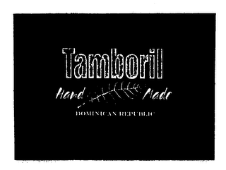 TAMBORIL HAND MADE DOMINICAN REPUBLIC logo