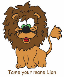 TAME YOUR MANE LION logo