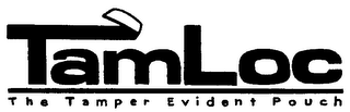 TAMLOC THE TAMPER EVIDENT POUCH logo