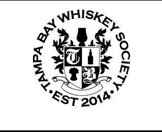 TAMPA BAY WHISKEY SOCIETY • EST 2014 • T B logo