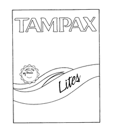 TAMPAX LITES #1 BRAND SINCE 1936 logo