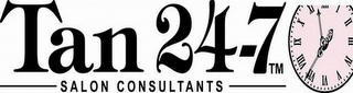 TAN 24-7 SALON CONSULTANTS logo