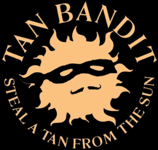 TAN BANDIT STEAL A TAN FROM THE SUN logo