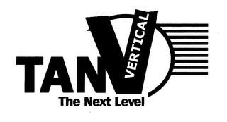 TAN V VERTICAL THE NEXT LEVEL logo