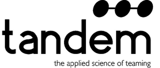 TANDEM THE APPLIED SCIENCE OF TEAMING logo