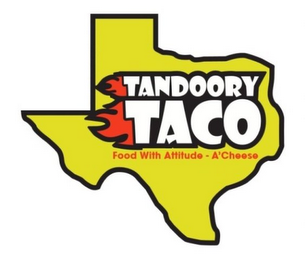 TANDOORY TACO FOOD WITH ATTITUDE - A'CHEESE logo