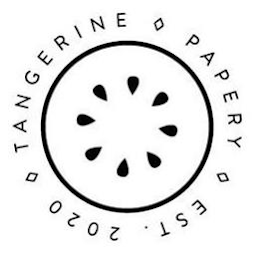 TANGERINE PAPERY EST. 2020 logo