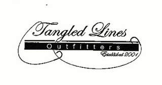 TANGLED LINES OUTFITTERS ESTABLISHED 2001 logo