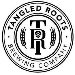 TANGLED ROOTS BREWING COMPANY TR logo