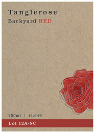 TANGLEROSE BACKYARD RED logo