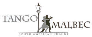 TANGO MALBEC SOUTH AMERICAN CUISINE logo