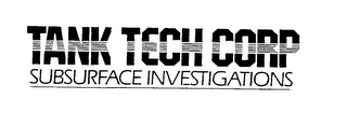 TANK TECH CORP SUBSURFACE INVESTIGATIONS logo