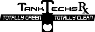 TANK TECHS RX TOTALLY GREEN TOTALLY CLEAN logo