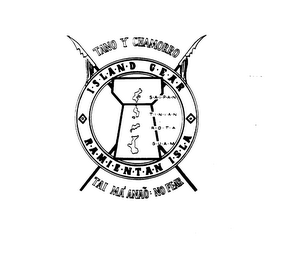 TANO Y CHAMORRO TAI MA' ANAO: NO FEAR I S L A N D  G E A R  R A M I E N T A N  I S L A logo