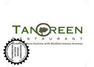 TANOREEN RESTAURANT MIDDLE ASTERN CUISINE WITH MEDITERRANEAN AROMA logo
