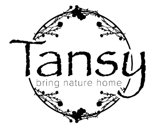 TANSY BRING NATURE HOME logo