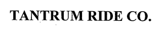 TANTRUM RIDE CO. logo