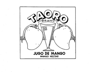 TAORO BRAND JUGO DE MANGO MANGO NECTAR logo