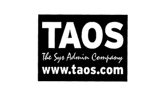 TAOS THE SYS ADMIN COMPANY WWW.TAOS.COM logo