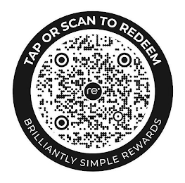 TAP OR SCAN TO REDEEM BRILLIANTLY SIMPLE REWARDS RE logo