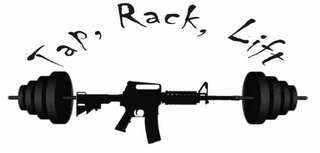 TAP, RACK, LIFT logo