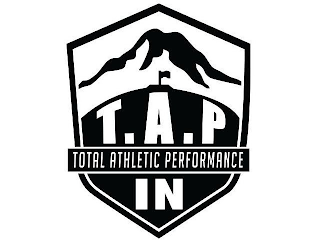 T.A.P TOTAL ATHLETIC PERFORMANCE IN logo