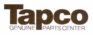 TAPCO GENUINE PARTS CENTER logo