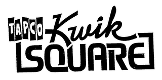 TAPCO KWIK SQUARE logo