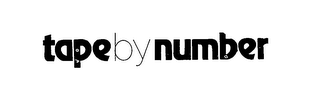 TAPE BY NUMBER logo