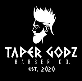 TAPER GODZ BARBER CO. EST. 2020 logo